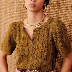 Sezane Vicki Knit Top